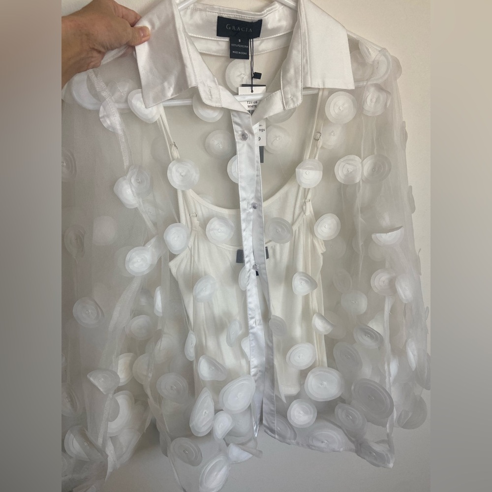 Gracia Women sheer top